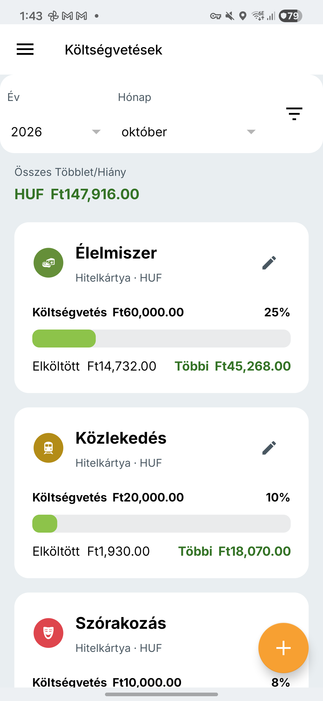 Expense IQ költségkeretek